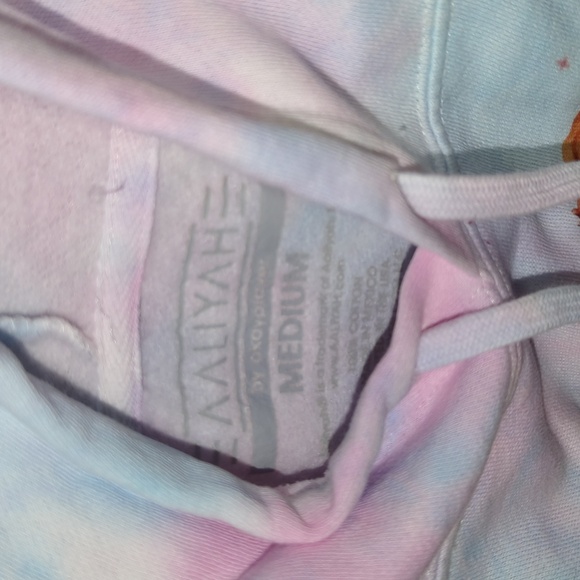 Aaliyah Crop Hoodie Air Brush Medium New - Picture 3 of 12